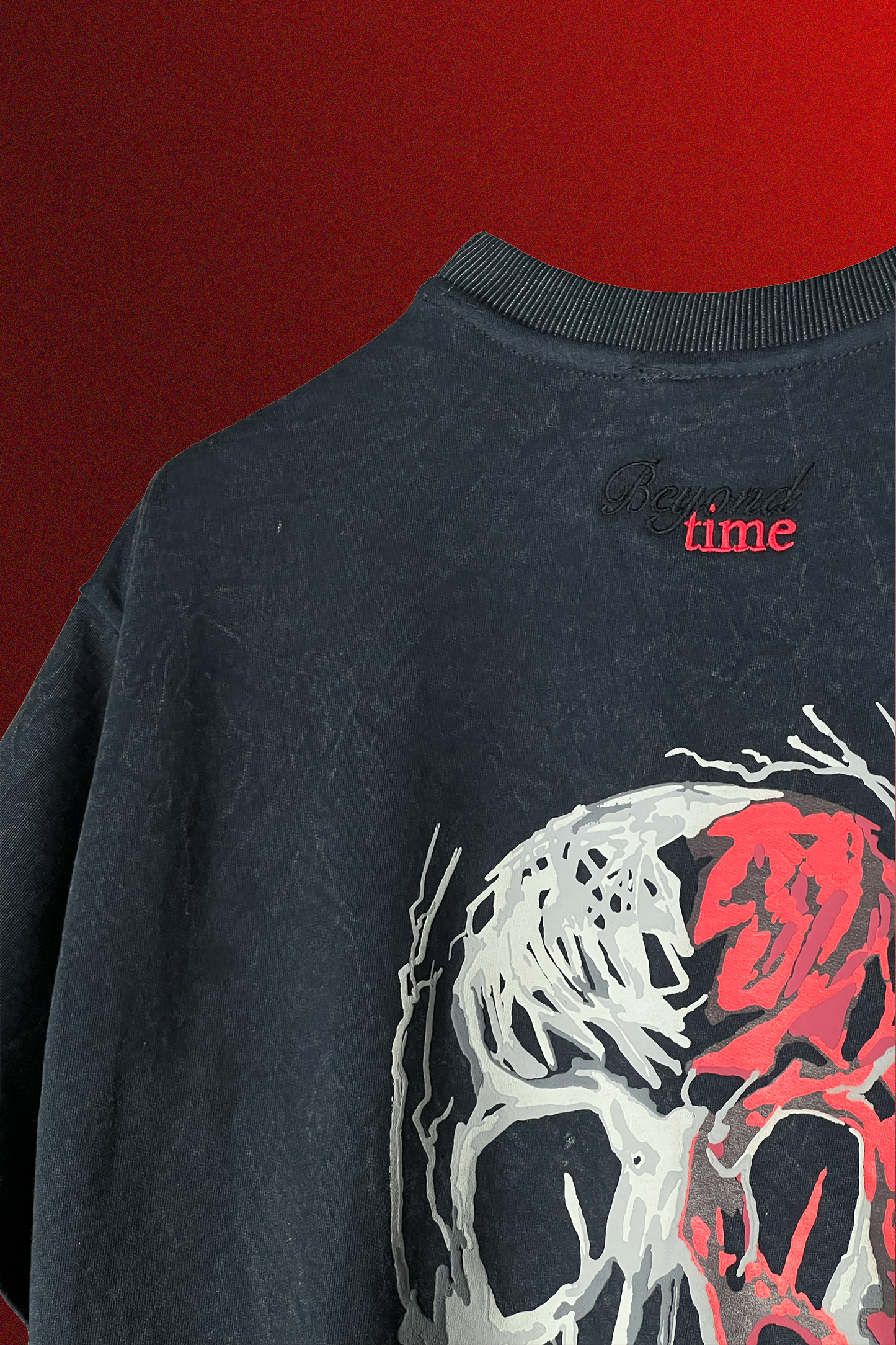 HALF BLOOD SKULL T-SHIRT