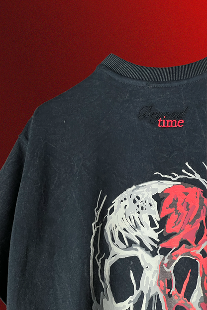 HALF BLOOD SKULL T-SHIRT